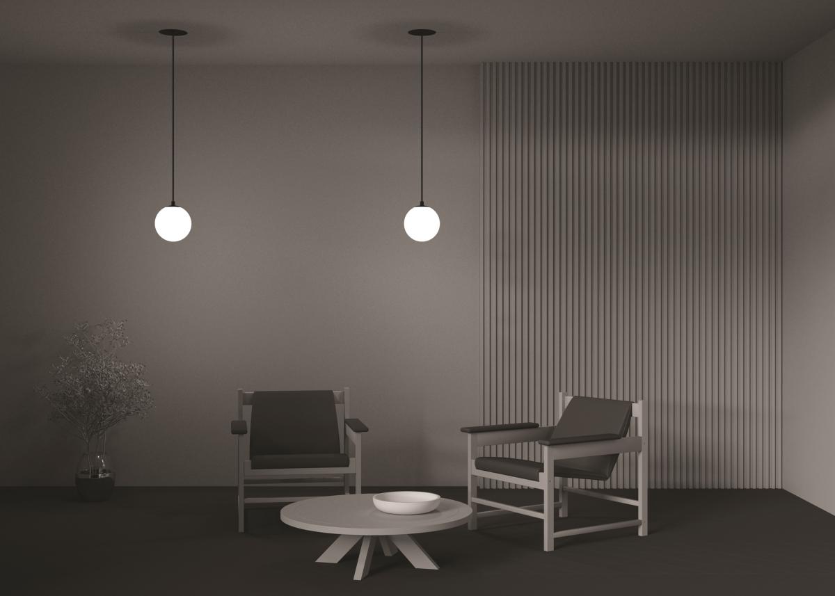 Подвесной светильник Maytoni Luna P039PL-5W4K-20INS-B