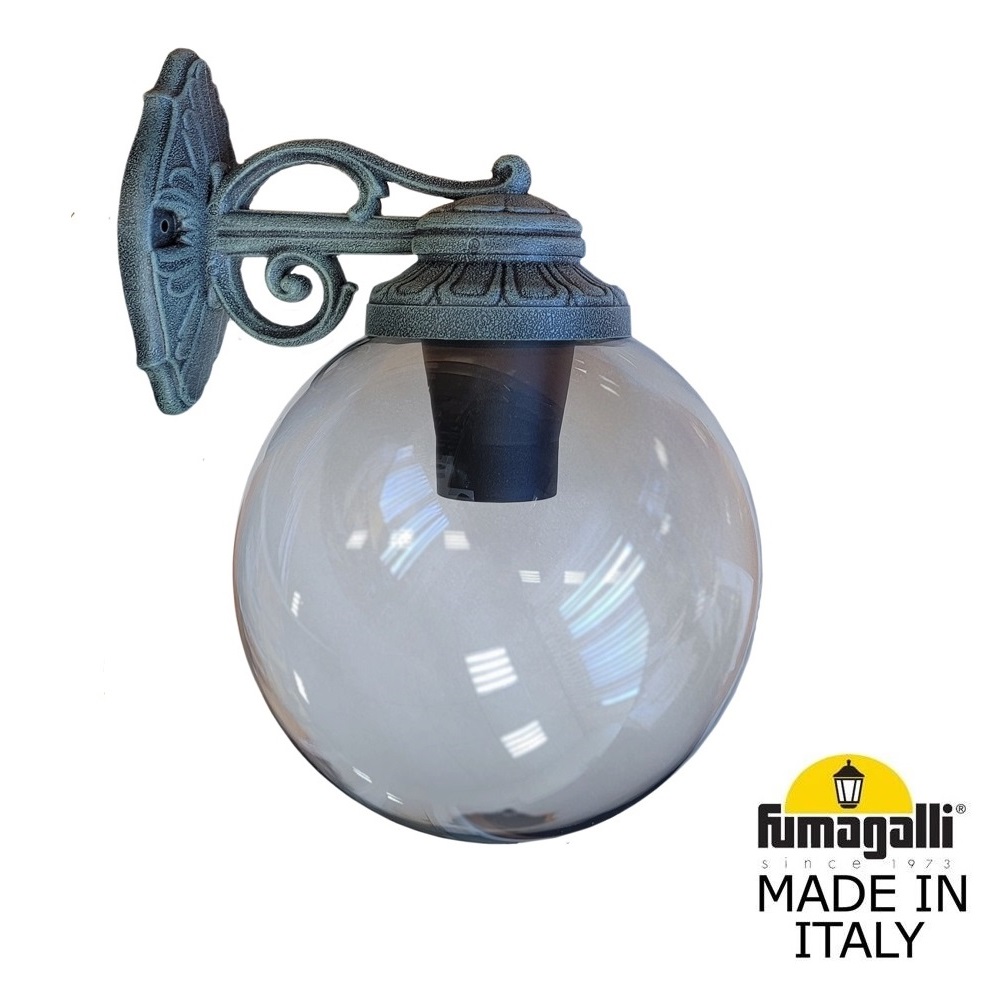 Уличный настенный светильник Fumagalli Globe 250 G25.131.000.VZF1RDN