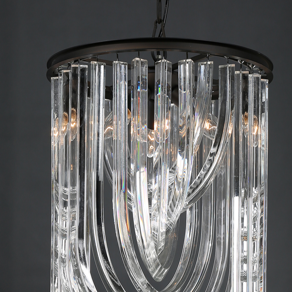 Подвесной светильник Delight Collection Murano Glass KR0116P-3 black