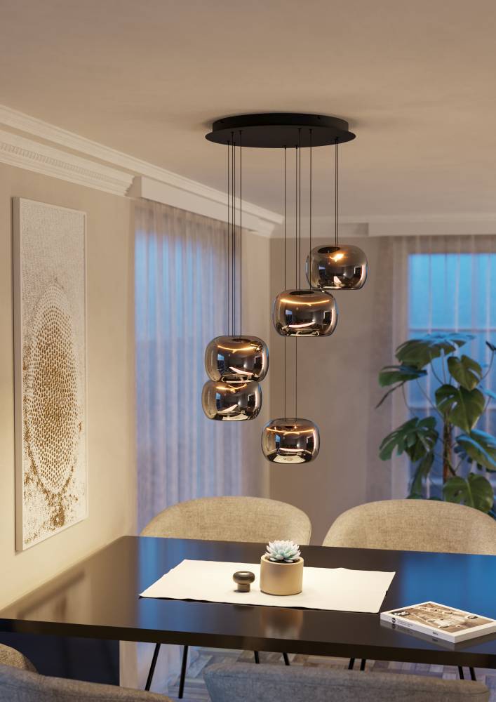 Подвесной светильник цилиндрический Eglo Hortunas 390434