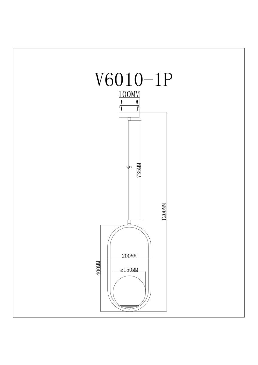 Подвесной светильник Moderli Klaster V11585-1P
