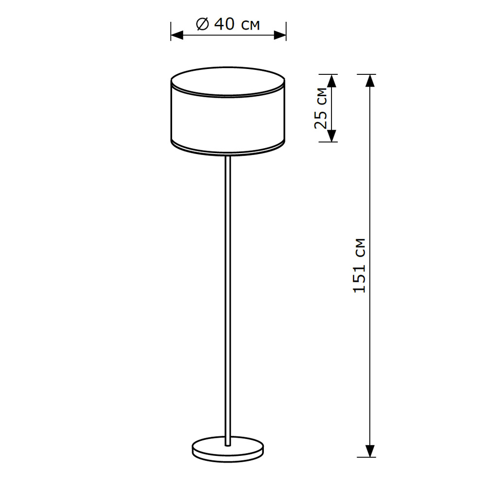 Торшер LightHall Blaze LH012124