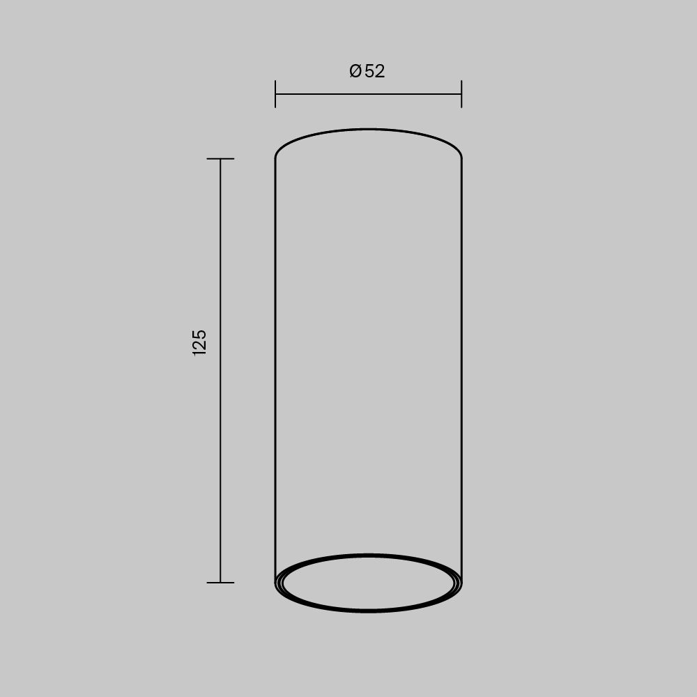 Накладной светильник Maytoni Focus led C056CL-L12B2.7K-W-B