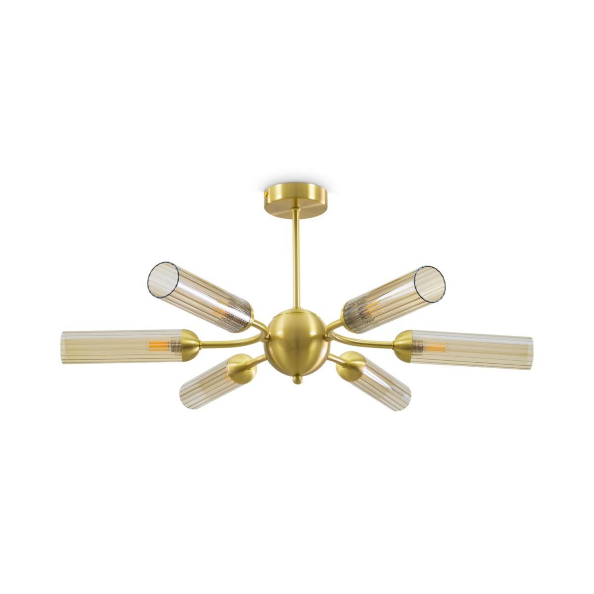 Люстра на штанге Freya Borgy FR5379CL-06G