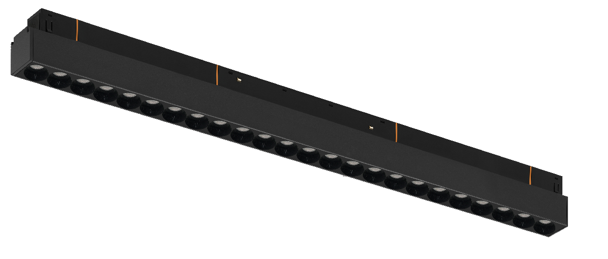 Трековый магнитный светильник iLedex Vision 4822-002-L460-24W-38DG-4000K-BK
