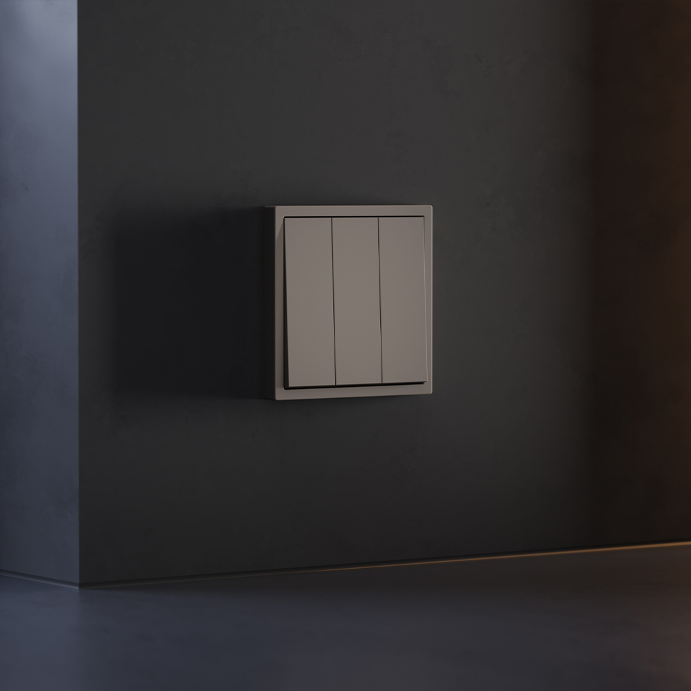 Клавиши для выключателя/переключателя трехклавишного Voltum S70 (капучино) VLS000514