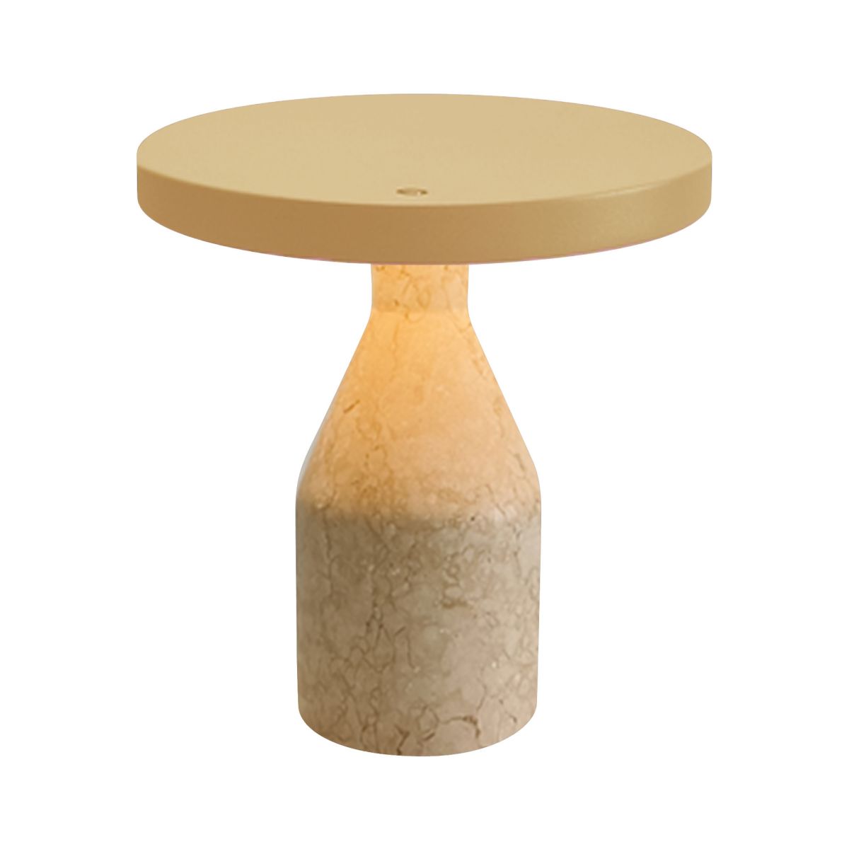 Настольная лампа Arlight SP-CROOD-TAB-R22.5x24-7W Warm3200-MIX (BG-BG, 140 deg, 230V) (IP20, Травертин) 061770