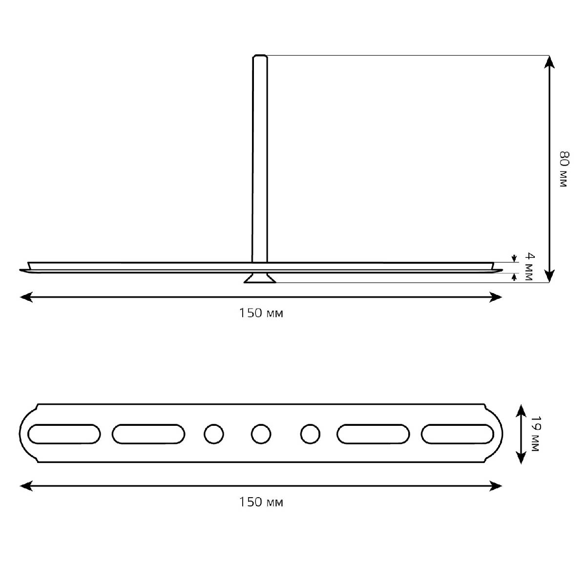 Крепление для реечного потолка Gauss Shop Lighting 983627