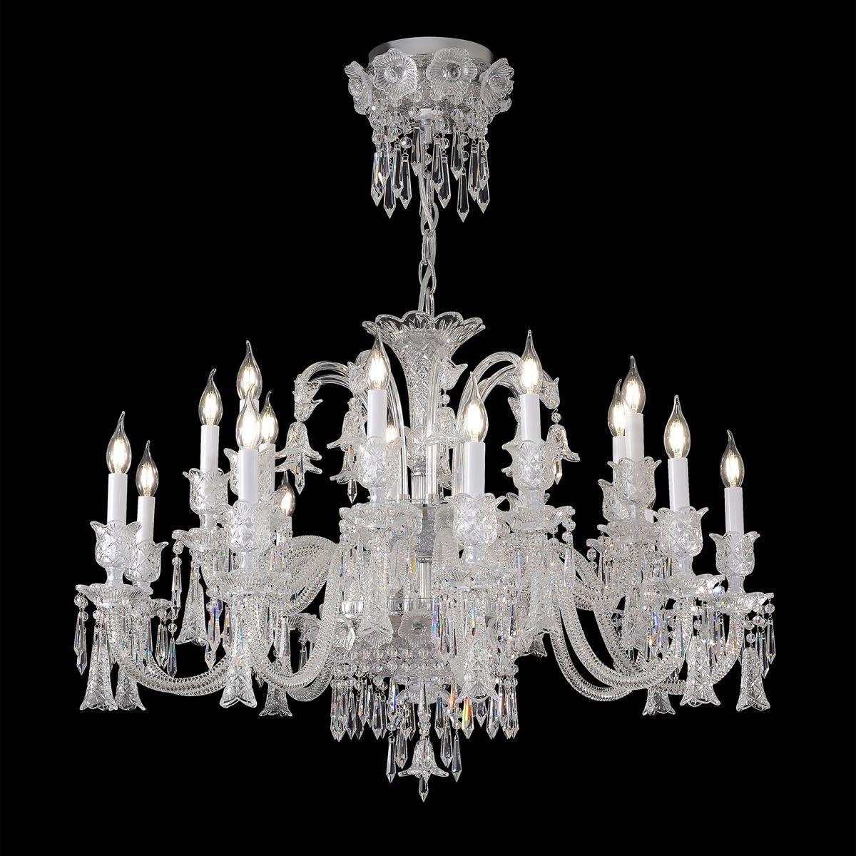 Подвесная люстра Crystal Lux VERSAILLES SP9+9 CHROME