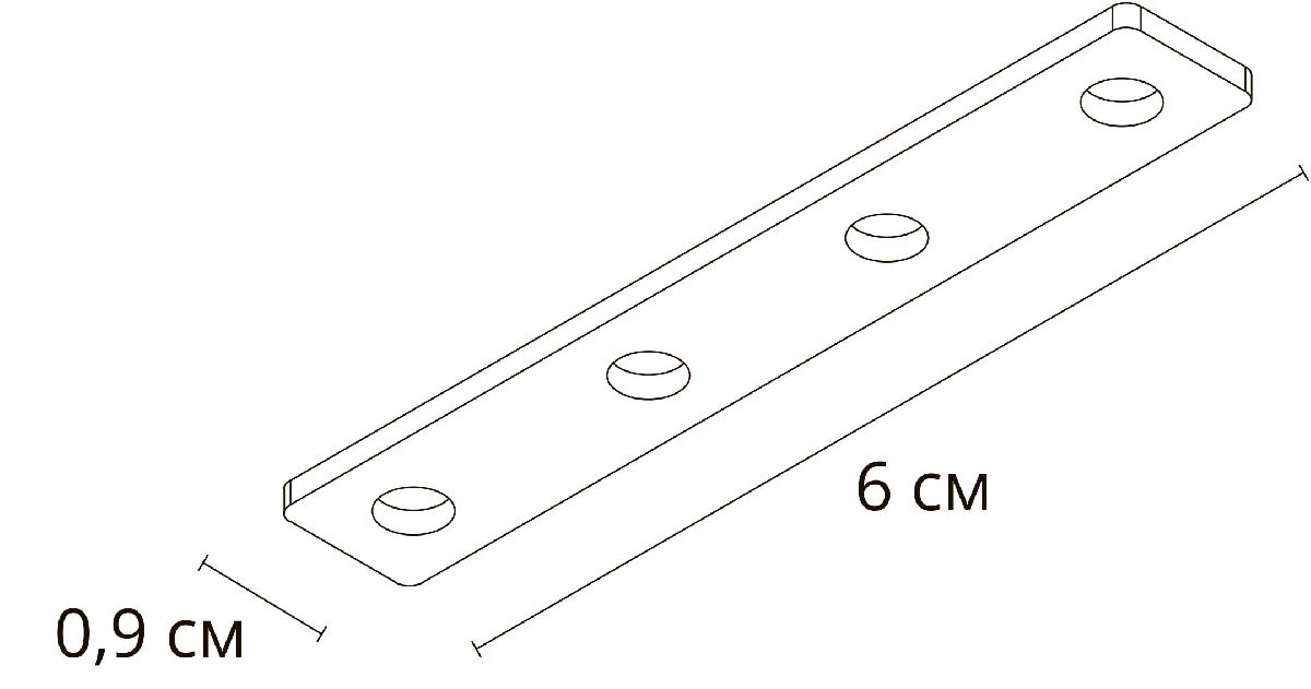 Коннектор прямой для магнитного шинопровода Arte Lamp Linea-accessories A484305I