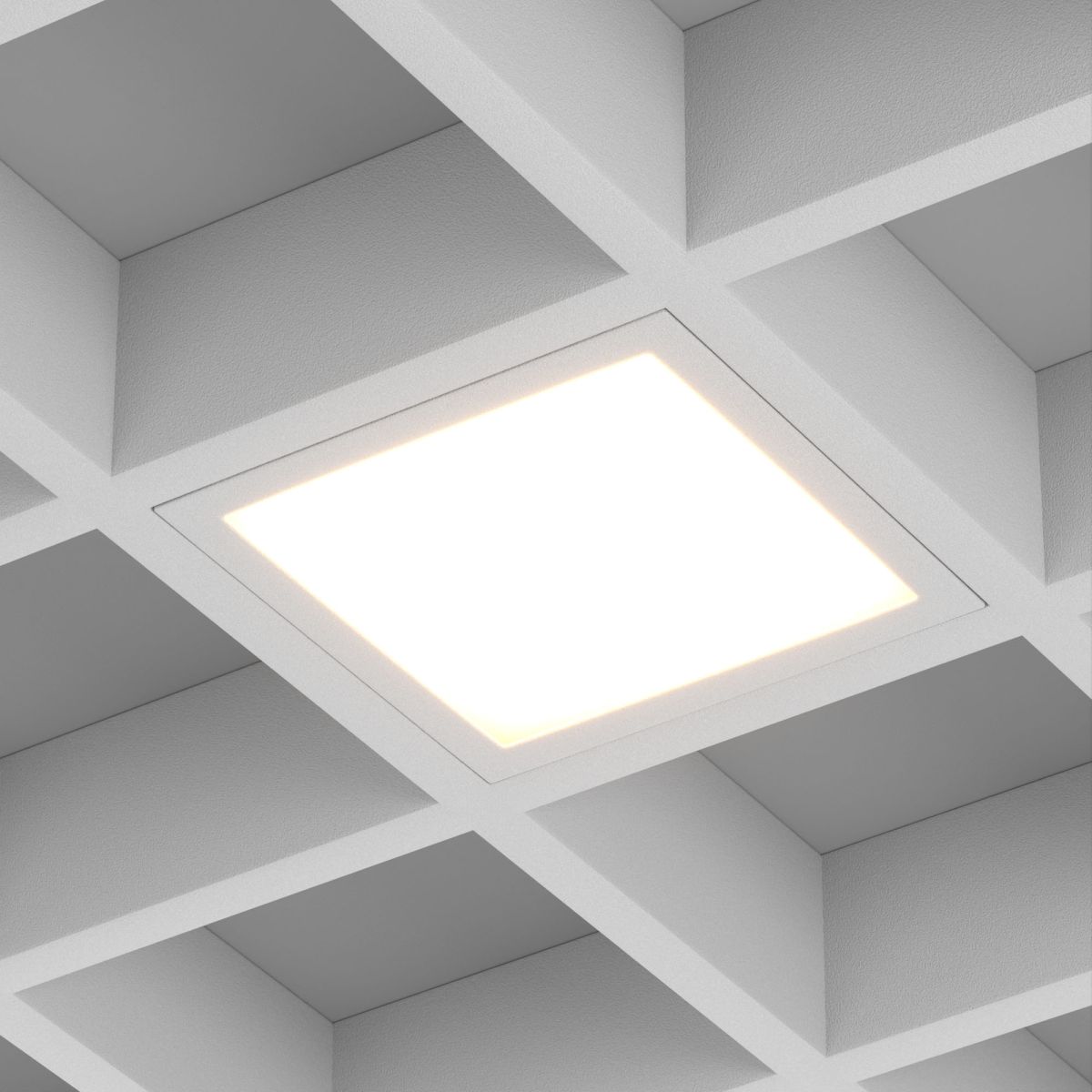 Светильник грильято влагозащищенный Arlight DL-GRIGLIATO-S90x90-12W Day4000 (Белый, 90 deg, 230V) (IP54 Металл) 059847