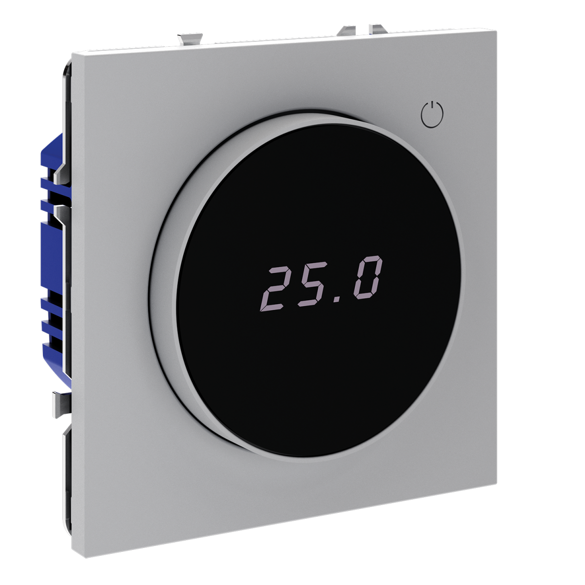 Терморегулятор электронный Voltum S70 с индикацией и датчиком, для теплого пола, (серый) VLS070116