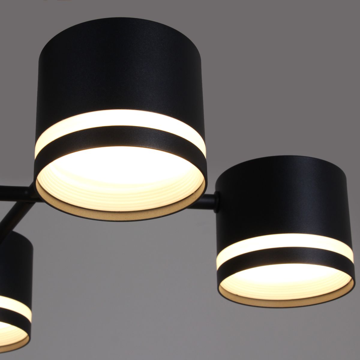 Люстра на штанге Reluce 78730-0.3-06 GX53 BK+WOOD