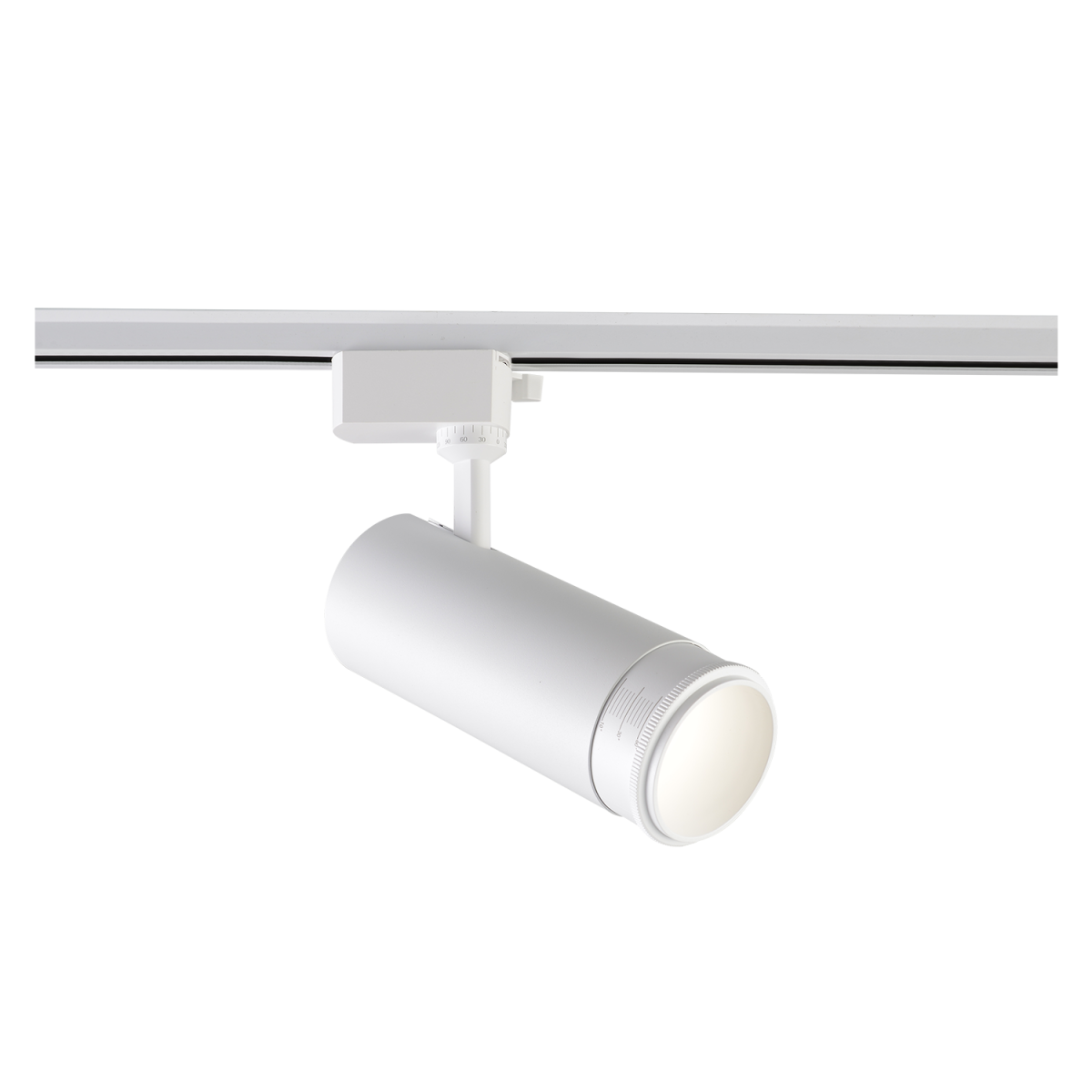 Трековый однофазный светильник Crystal Lux CLT 0.31 021 WH 3CCT ZOOM