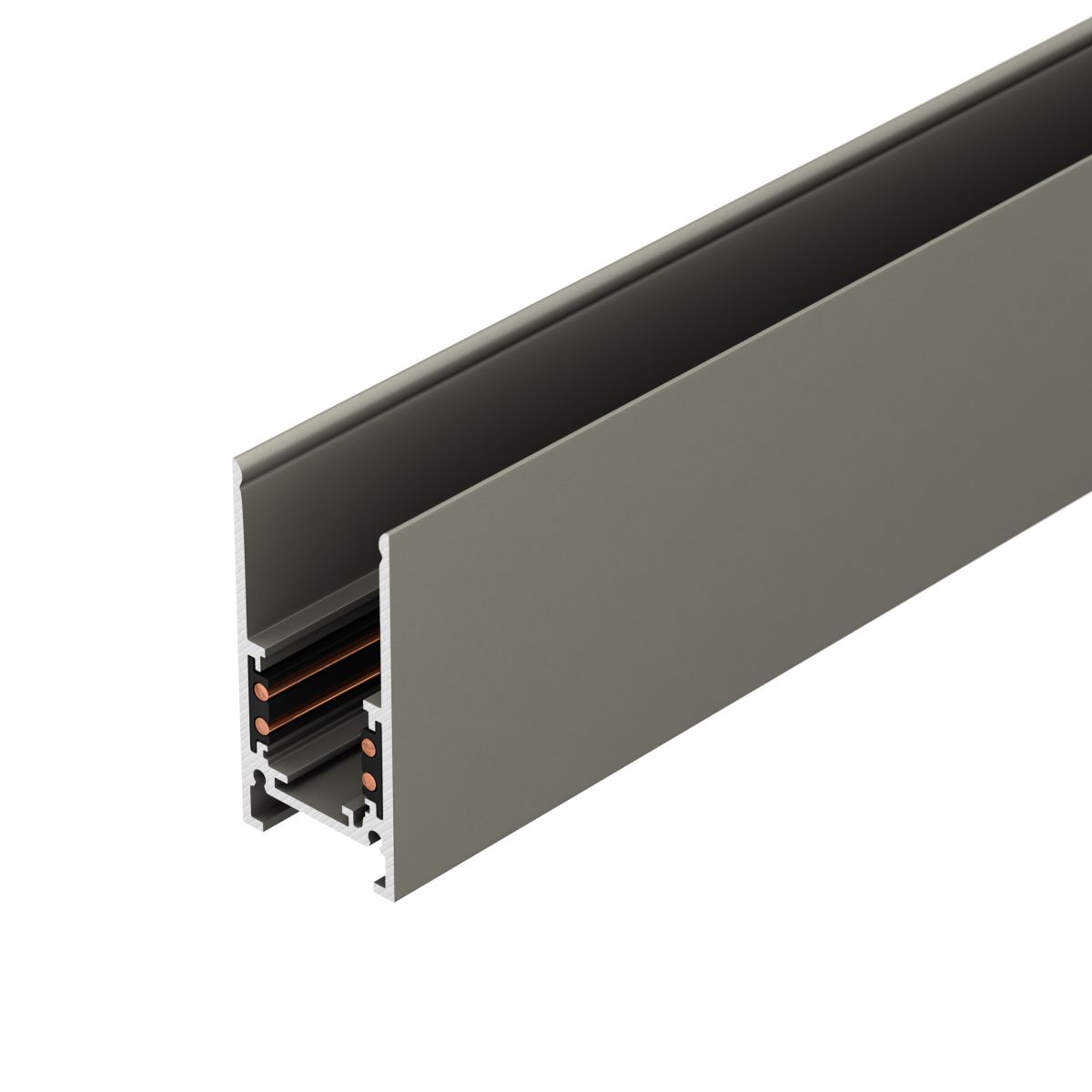 Шинопровод магнитный накладной Arlight MAG-ORIENT-COLOR-TRACK-2652-2000 (RAL7039) (IP20 Металл) 065746