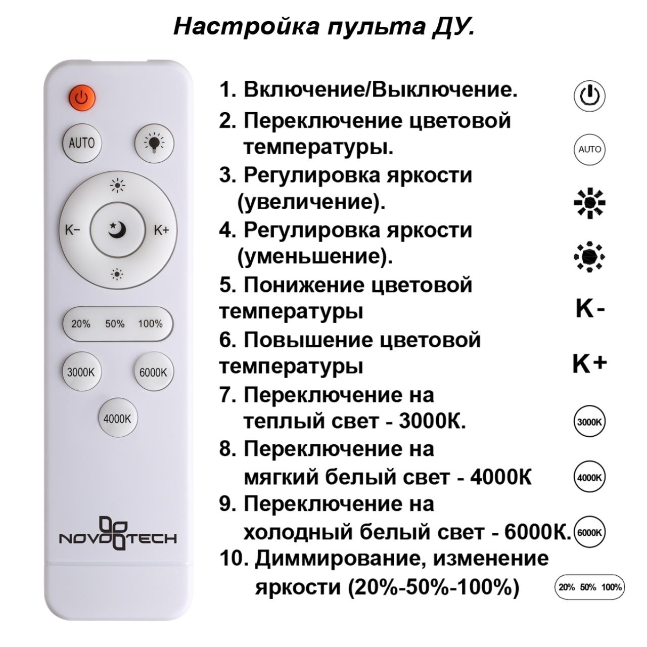 Потолочный светильник Novotech Calm 358934 в Москве