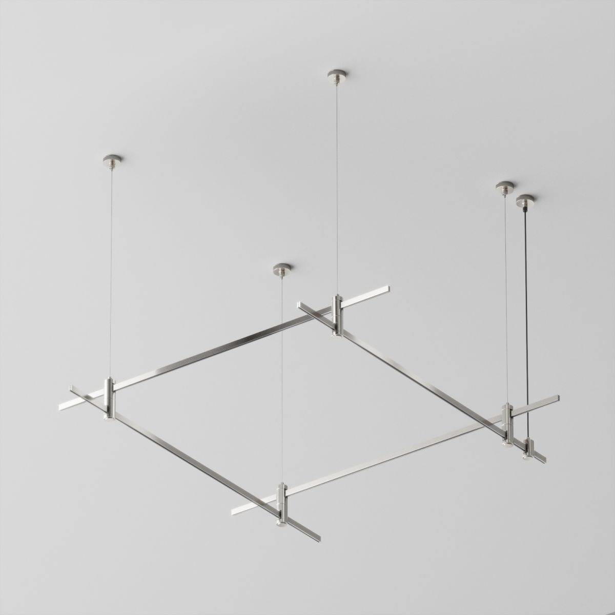 Основание на тросовых подвесах Hang для трековых светильников Maytoni Technical Flarity TFC-Flar-H04-PT