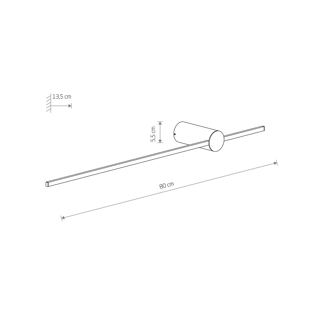Настенный светильник Nowodvorski Saber Led Silk Olive M White 11592