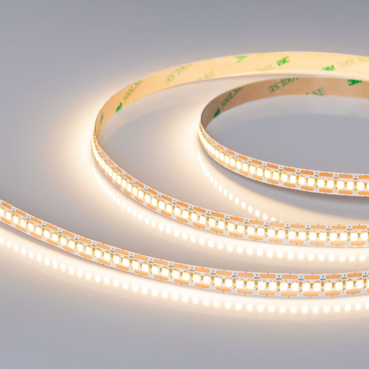 Светодиодная лента Arlight UL-A240-10mm 48V Warm3000-CX2 (23 W/m, IP20, 10m) 063810