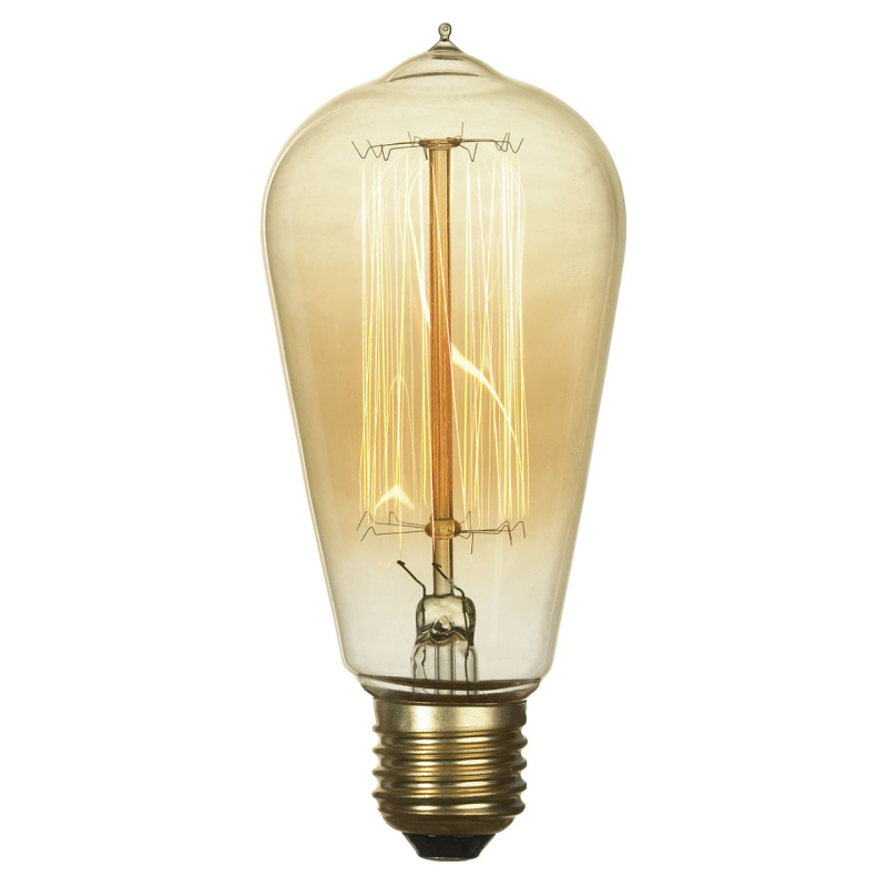 Лампа накаливания Lussole LOFT E27 60W 2700K прозрачная GF-E-764 УЦ