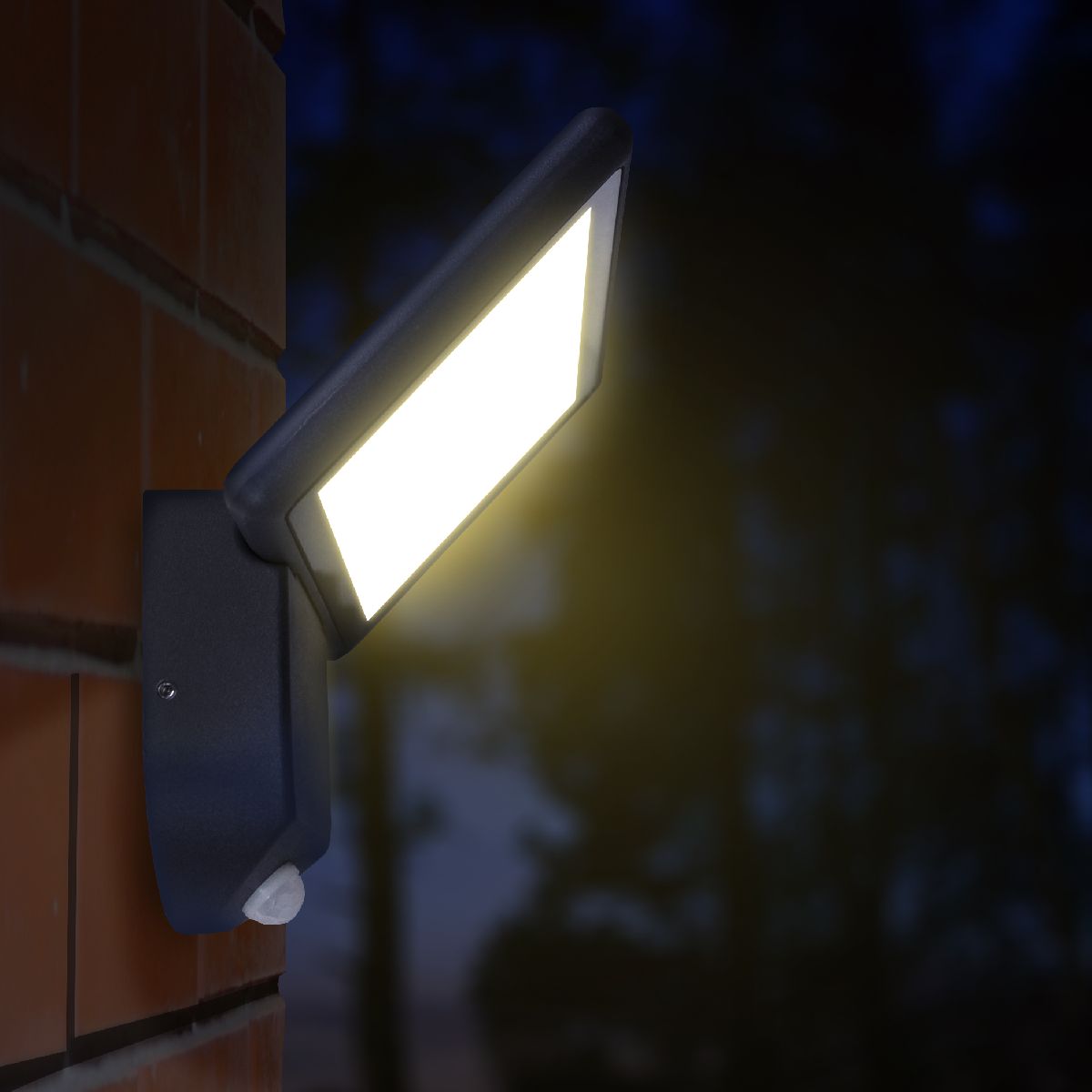 Уличный настенный светильник Elvan PJ-1516/1-18W-WW-Gr