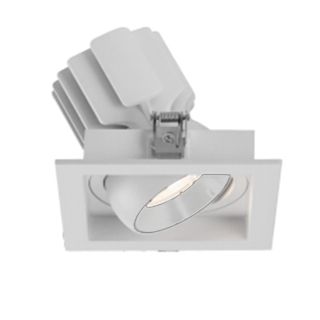 Встраиваемый карданный светильник Arlight MS-VORTEX-BUILT-S140x140-30W Warm3000 (WH-WH, 17 deg, 230V) (IP20 Металл) 057920