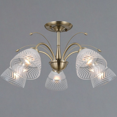 Люстра на штанге Illumico IL0594-5CSQ-25 AB AREZZO УЦ 5808₽