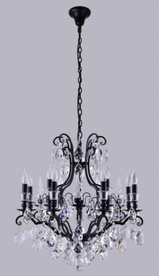 Подвесная люстра Crystal Lux Magnifico SP13 BlackTransparent 171900₽