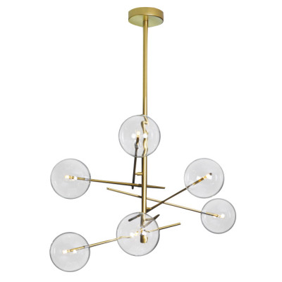 Люстра на штанге Delight Collection Globe Mobile 9307P-6A gold 63780₽