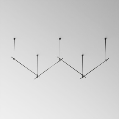 Основание Long двухуровневое на жестких подвесах для трековых светильников Maytoni Technical Flarity TFC-Flar-L02-B 47010₽