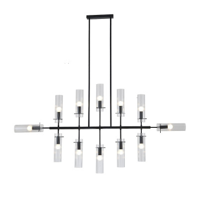 Люстра на штанге Indigo Saetta 1105312R Black V000566 19900₽