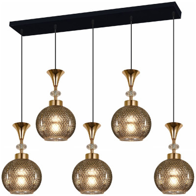 Подвесная люстра Reluce 02001-09-05L SMOKE 7040₽