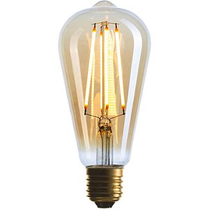 Лампа светодиодная филаментная диммируемая Sun Lumen E27 4W 2200K золотая 057-080