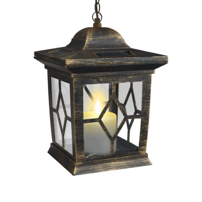 Подвесной светильник на солнечных батареях 10227 Uniel USL-S-180PT220 Bronze lantern 818₽