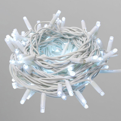 Гирлянда без вилки статическое свечение соединяемая Uniel ULD-F90PRO S10M-100SWK WH UL-00013207 1552₽