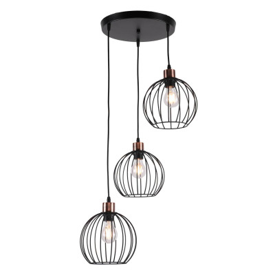 Подвесная люстра IMEX MD0229-3-P BK 3390₽