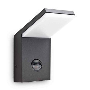Уличный настенный светодиодный светильник Ideal Lux Style AP1 Sensor Antracite 221519