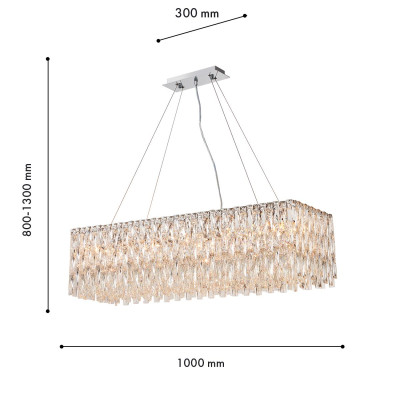 Подвесная люстра Favourite Robby 4723-10P 75400₽