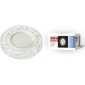 Встраиваемый светильник Fametto Luciole DLS-L202 GU5.3 CHROME/WHITE