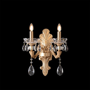 Бра Crystal Lux ELIZABETH AP2 BRASS