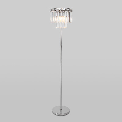 Торшер Eurosvet Elegante 011373 хромпрозрачный хрусталь Strotskis a060650 22800₽