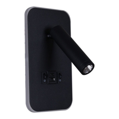 Спот Reluce 86204-92-001KT LED12WUSB BK 2250₽