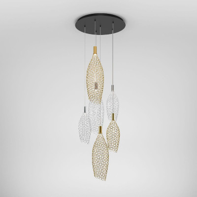 Каскадная люстра Eurosvet Ruche 903526 золотохром a069061 76300₽