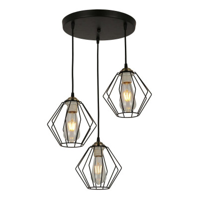 Подвесная люстра IMEX MD3099-3-P BKAB 1770₽