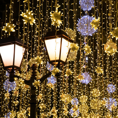 Светодиодная нить Eurosvet 400-101 белый с эффектом мерцания 10м IP65 1780₽