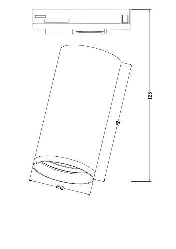 Трековый светильник Maytoni Focus S TR020-1-GU10-B - купить в Москве по ...