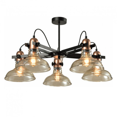 Люстра на штанге IMEX Master MD20552-5-S-BKAB 4940₽