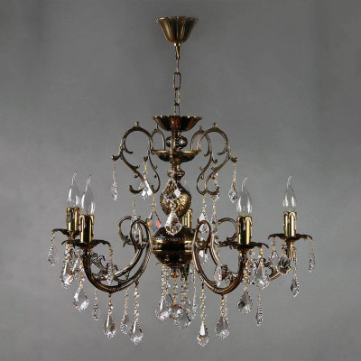 Подвесная люстра Ambiente Alicante 88885 PB Leaf Crystal 128199₽