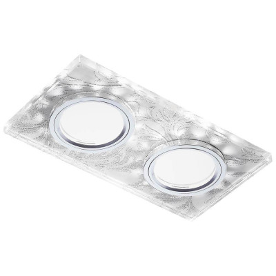 Встраиваемый светодиодный светильник Ambrella Light Led S2342 WCHWH 379₽