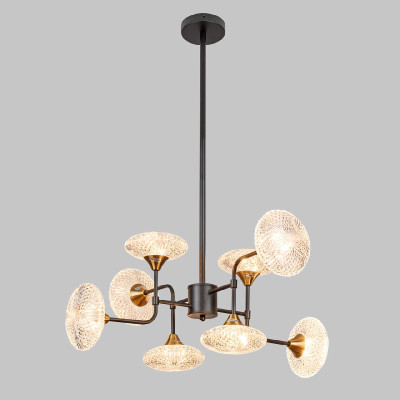 Люстра на штанге IMEX MD1232-8-P-BKAGD 13410₽